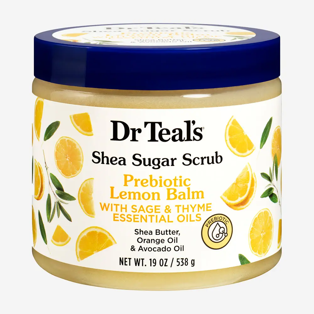 Dr Teals Shea Scrub Pribotic Lemon Balm