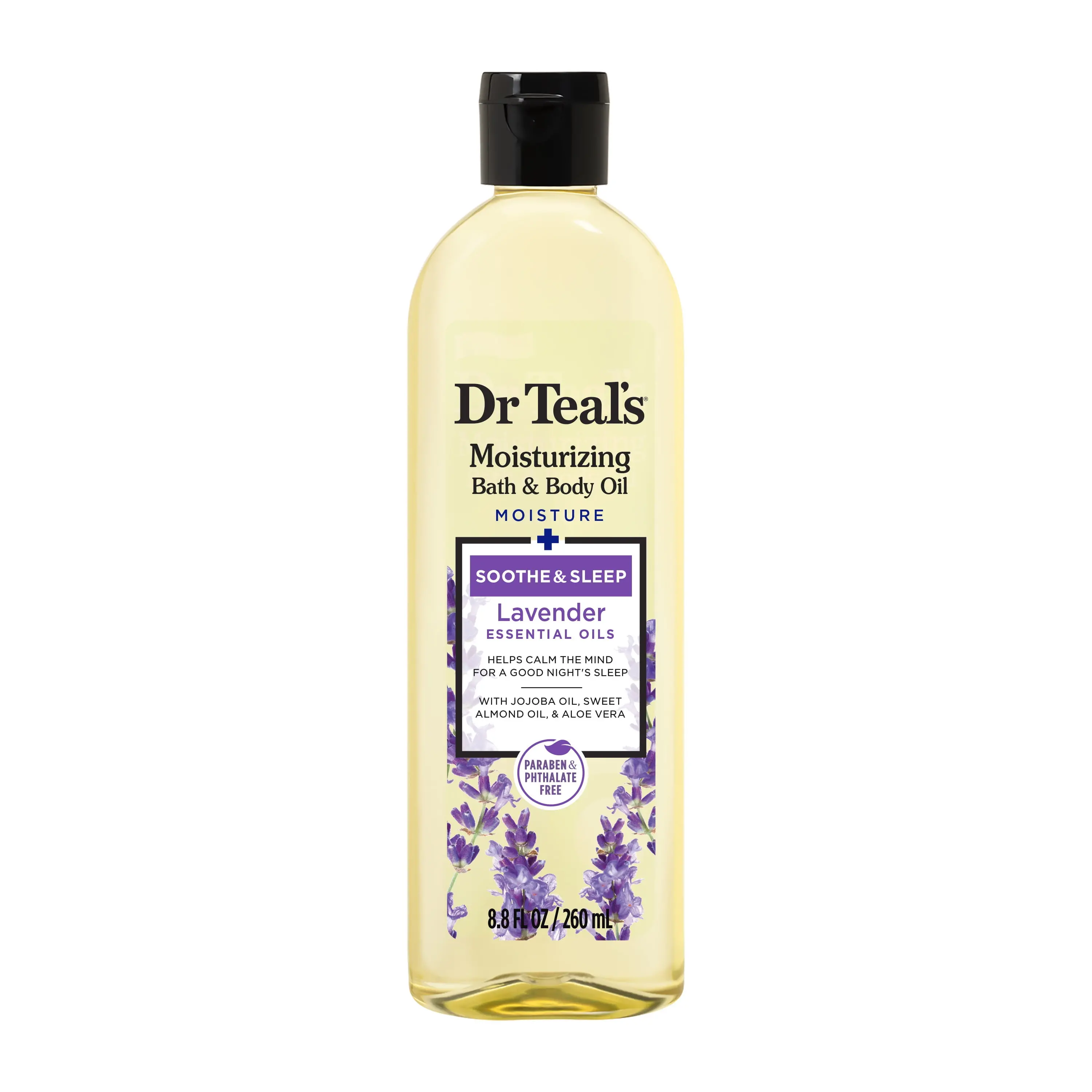 Dr Teal's Body & Body Oil Moisture Soothe & Sleep Lavender Essential Oils