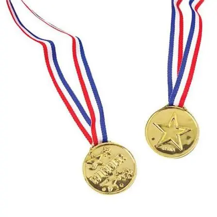 Plastic Gold Medals