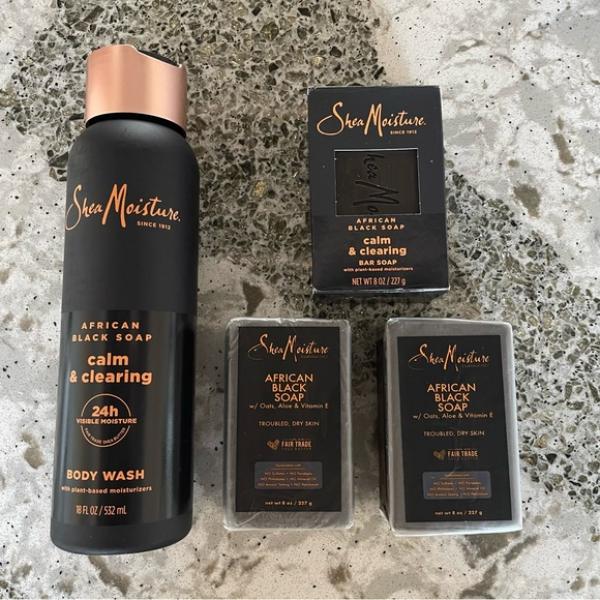 Shea Moisture African Black Soap Calm&clearing Bar Soap