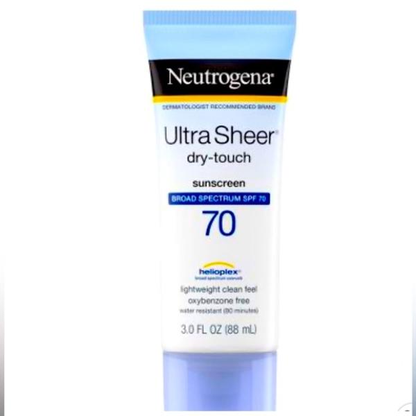 Neutrogena Urtra Sheer Sunscreen Spf 70 88ml