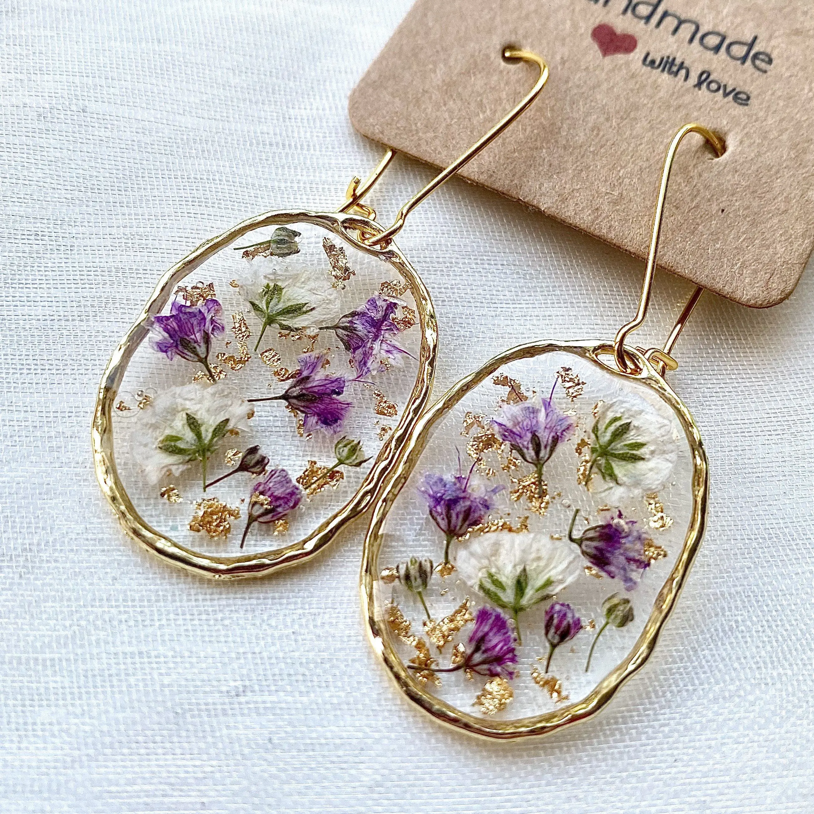 Floral earings