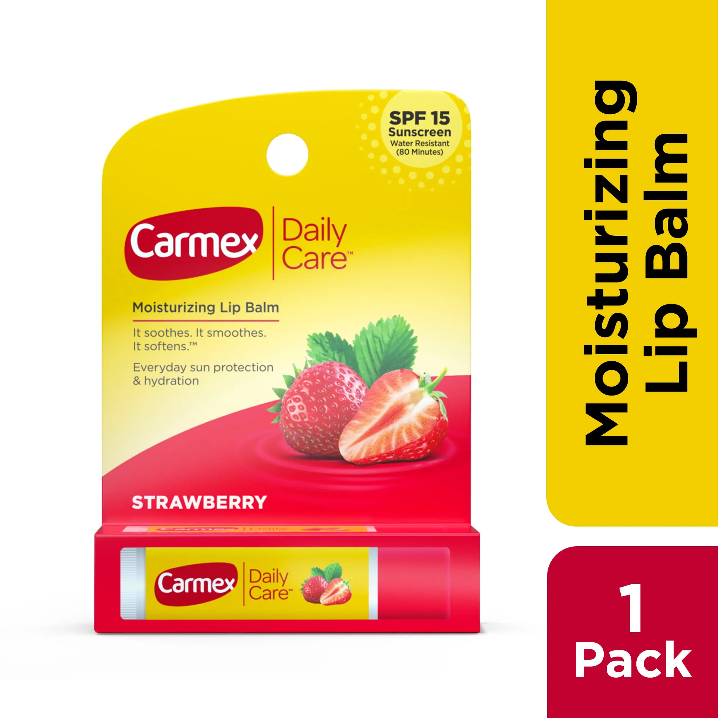 Carmex Spf15 Strawberry lip balm