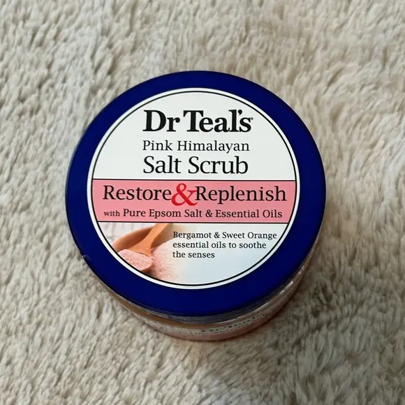 Dr Teals Pink Himalayan Salt Scrub Restore And Replenish