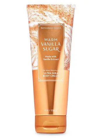 Bath And Body Works Warm Vanilla Body Cream 70g