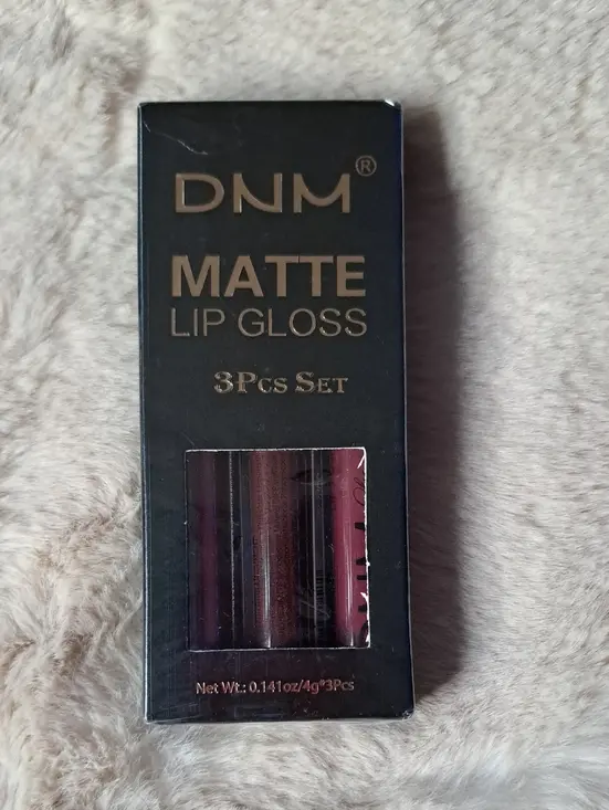 dnm matte lip gloss 3pcs set