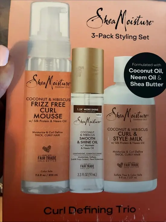 Shea Moisture Coconut & Hibiscus Frizz Free Mousse