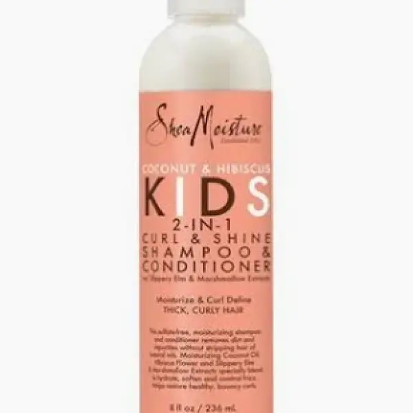 Shea Moisture Coconut &hibiscus Kids 2-in-1 Curl & Shine Shampoo& Conditioner